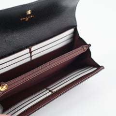 Chanel Caviar Quilted Large Wallet Black