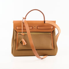 Hermes Herbag Zip 31 Brown