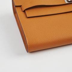 Hermes Kelly to Go B Stamp Caramel Evercolor