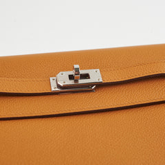 Hermes Kelly to Go B Stamp Caramel Evercolor