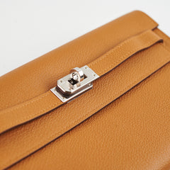 Hermes Kelly to Go B Stamp Caramel Evercolor