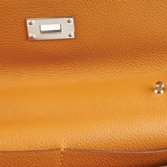 Hermes Kelly to Go B Stamp Caramel Evercolor