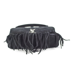 Saint Laurent Suede Black Tassel