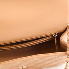 Chanel Top Handle Mini Rectangular Beige