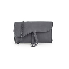 Christian Dior Saddle Pouch on Chain Ultramatte Black - April 2024