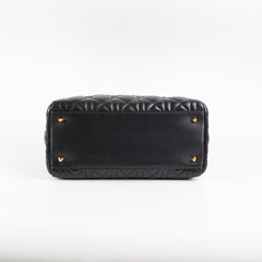 Dior Medium Lady Dior Lambskin Black