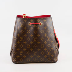 Louis Vuitton Neo Noe Bucket Monogram Red