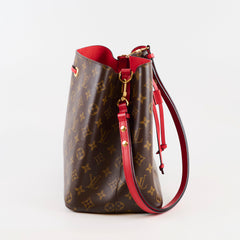 Louis Vuitton Neo Noe Bucket Monogram Red