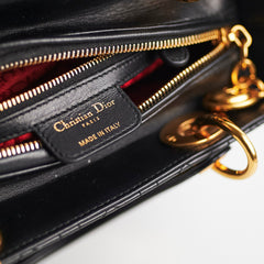 Dior Medium Lady Dior Lambskin Black