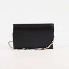 Saint Laurent Kate Tassel Wallet on Chain Black