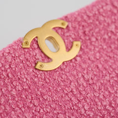 Chanel Pink Tweed Small Chanel 19