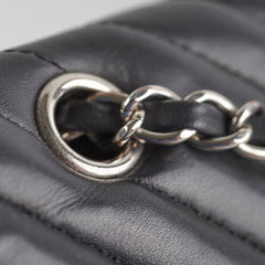 Chanel Chevron Large Urban Spirit Backpack Black