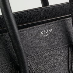 Celine Mini Luggage Calfskin Black