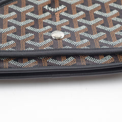 Goyard Plumet Leather Crossbody Shoulder Bag Black