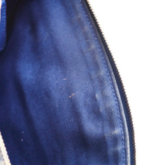 Chanel O case Medium Exotic Leather Blue