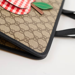 Gucci Apple GG Supreme Monogram Canvas Tote