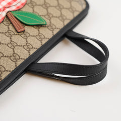 Gucci Apple GG Supreme Monogram Canvas Tote