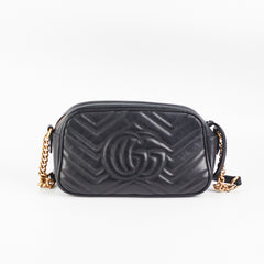 Gucci Marmont Camera Bag Small Blk