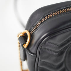 Gucci Mini Marmont Black Camera Bag