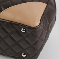 Chanel Cambon Bowler Quilted Leather Bag