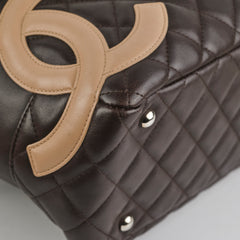 Chanel Cambon Bowler Quilted Leather Bag