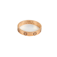 Cartier Love Ring Rose Gold Size 57 - Hold