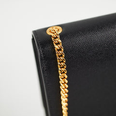 Saint Laurent Kate Medium Black Crossbody Bag