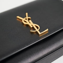 Saint Laurent Kate Medium Black Crossbody Bag