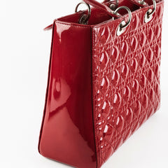 Deal of the Week - Dior Large Lady Dior Patent Red