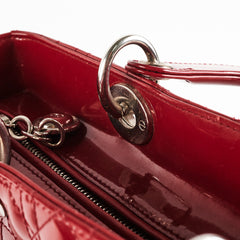 Deal of the Week - Dior Large Lady Dior Patent Red
