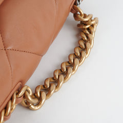 Chanel 19 Small Caramel