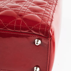Deal of the Week - Dior Large Lady Dior Patent Red