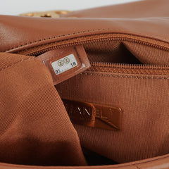Chanel 19 Small Caramel