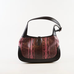 Gucci Vintage Jackie Python Shoulder Bag