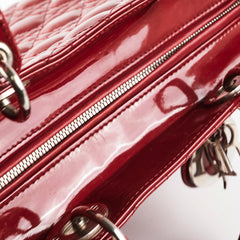 Deal of the Week - Dior Large Lady Dior Patent Red