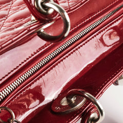 Deal of the Week - Dior Large Lady Dior Patent Red