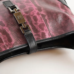 Gucci Vintage Jackie Python Shoulder Bag
