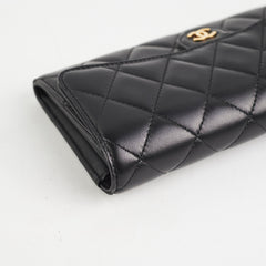 Chanel Long Wallet Black