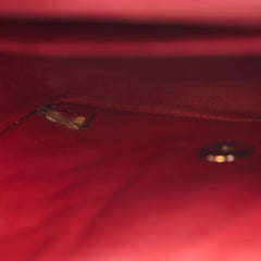 Chanel Caviar Chevron Mini Square Red