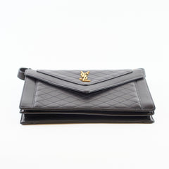 Saint Laurent Gaby Envelope Satchel Black