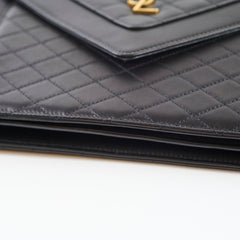 Saint Laurent Gaby Envelope Satchel Black