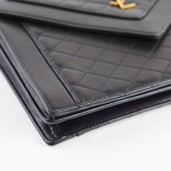 Saint Laurent Gaby Envelope Satchel Black