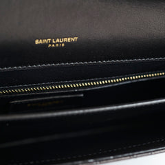 Saint Laurent Gaby Envelope Satchel Black