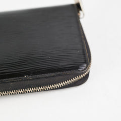 Louis Vuitton Epi Patent Zippy Wallet Black