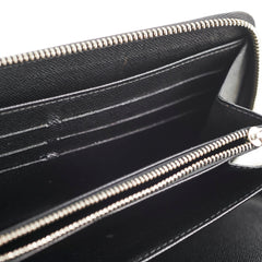 Louis Vuitton Epi Patent Zippy Wallet Black