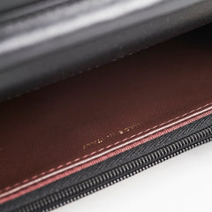 Chanel Wallet On Chain WOC Lambskin Black - Microchipped