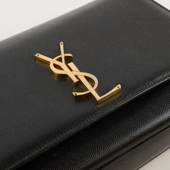 Saint Laurent Medium Kate Bag Black