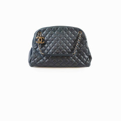 Chanel Mademoiselle Bowling Bag Blue