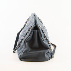 Chanel Mademoiselle Bowling Bag Blue