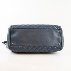 Chanel Mademoiselle Bowling Bag Blue